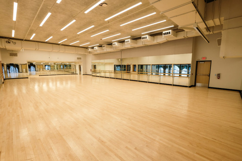 image of empty dance room