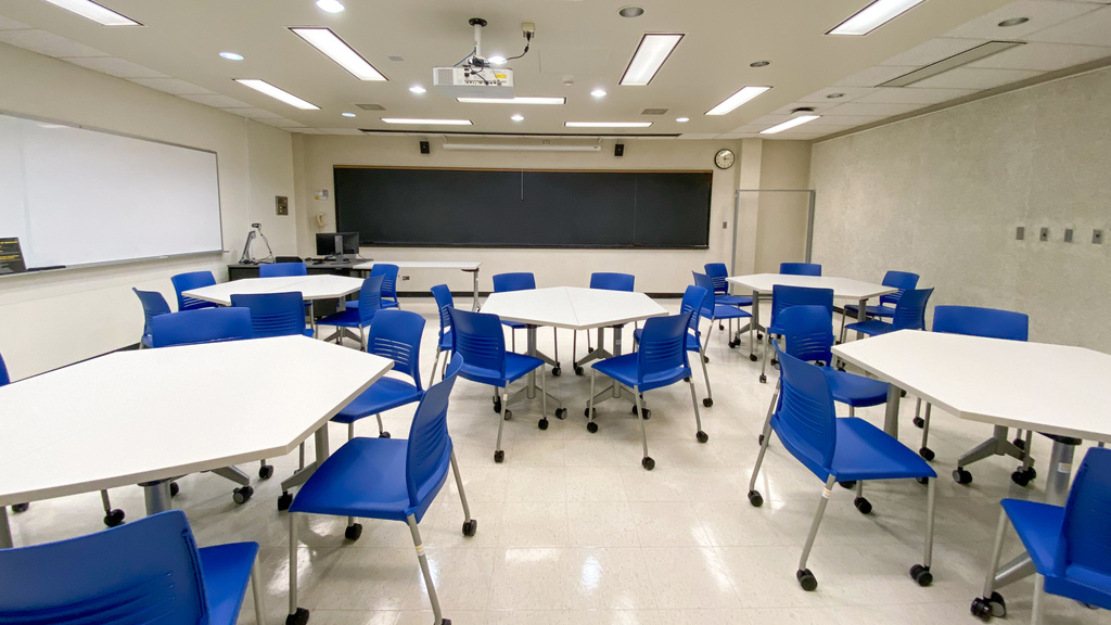 image of classroom N103 lindquist center