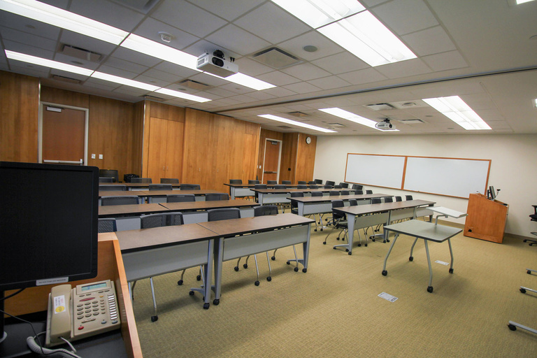 Photo of classroom S106AB College of Public Health Building