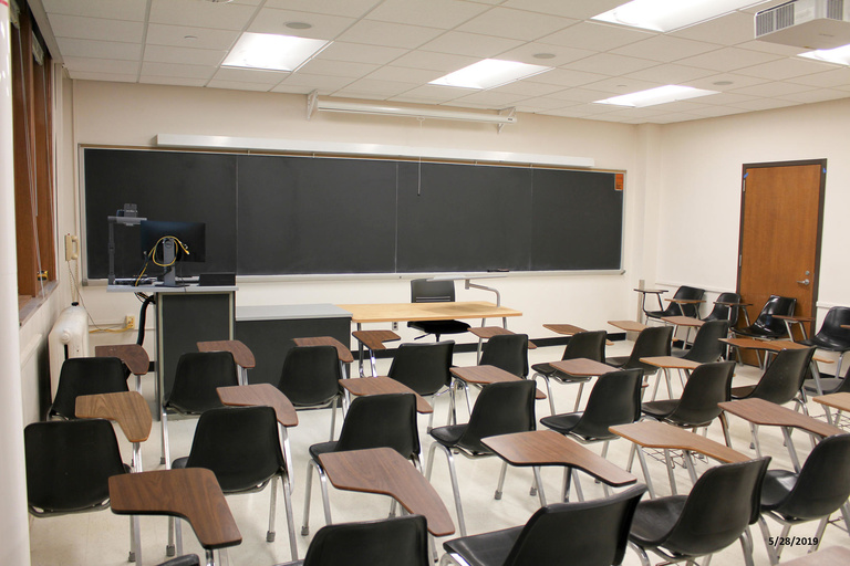 Photo of classroom 219 Jessup Hall