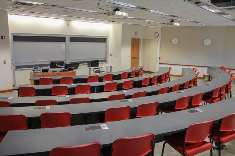 Photo of classroom 2229 Seamans Center