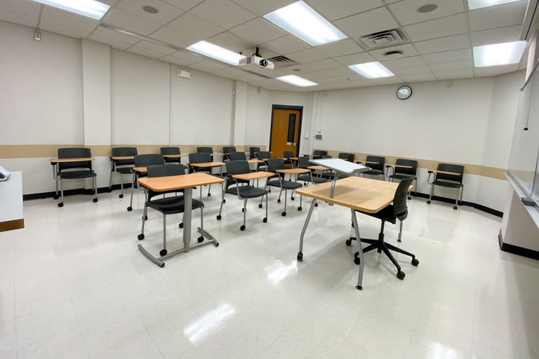 image of classroom 468 Phillips Hall