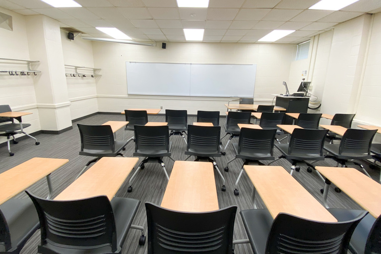 image of classroom 63 Van Allen Hall