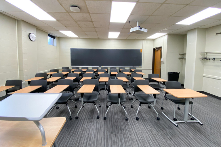 image of classroom 65 Van Allen Hall