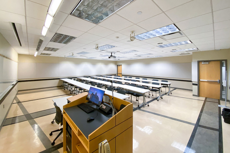 image of classroom C29 Pomerantz Center