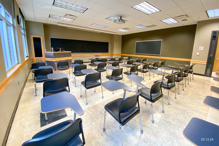 image of classroom E126 Adler Journalism Building