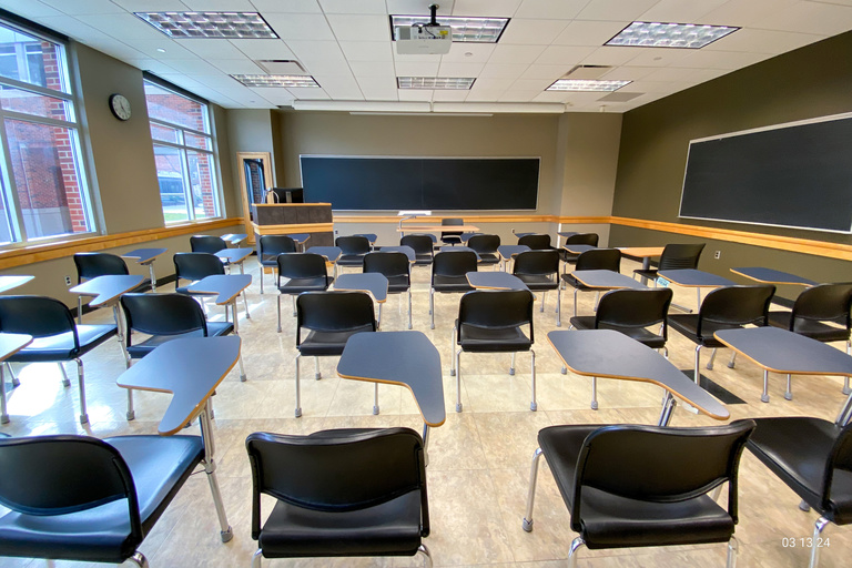 image of classroom E132 Adler Journalism Building