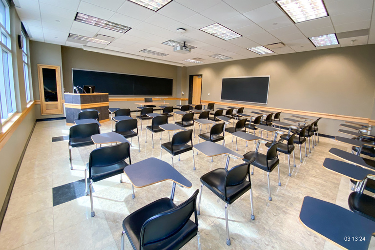 image of classroom E146 Adler Journalism Building