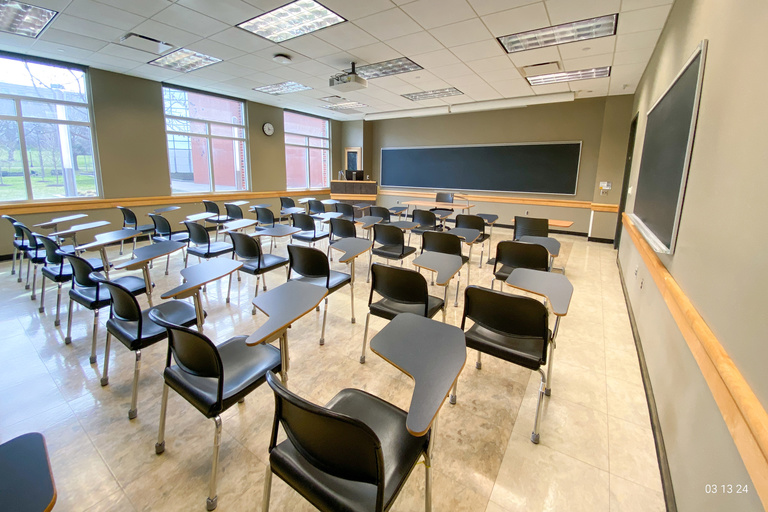 image of classroom E146 Adler Journalism Building