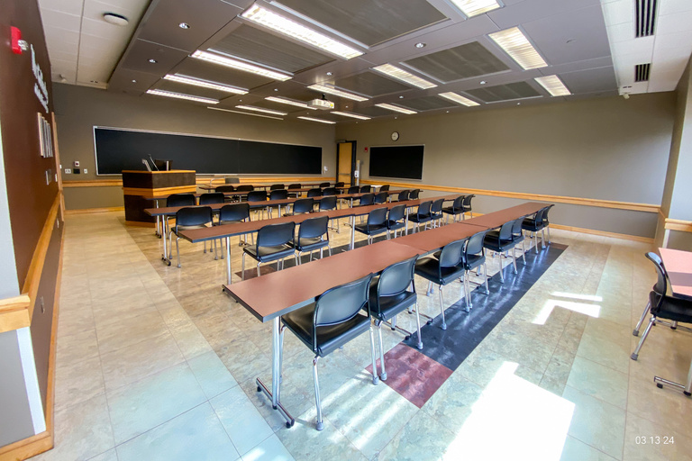 image of classroom E205 Adler Journalism Building