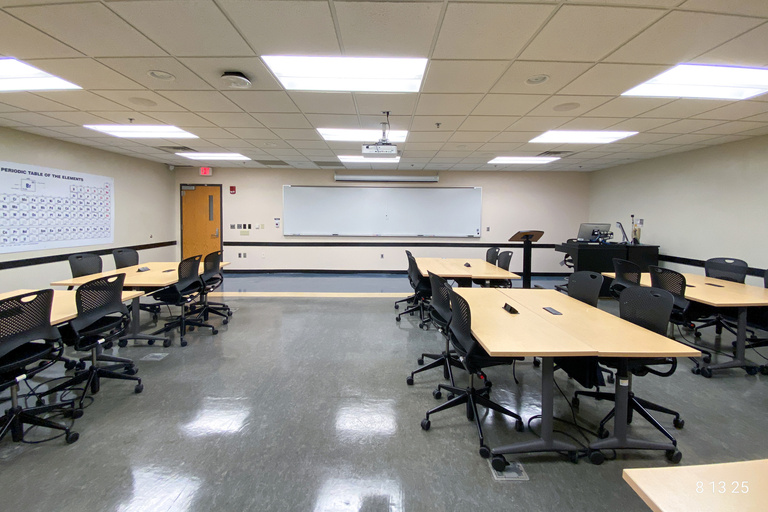 image of classroom W258 Chemistry Building