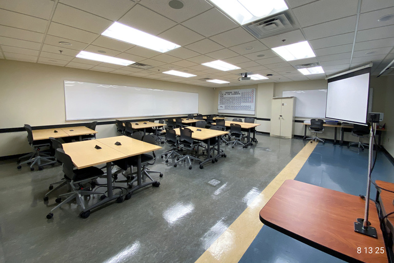 image of classroom E240 Chemistry Building