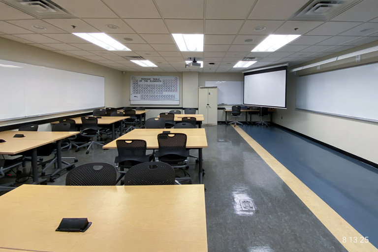 image of classroom E240 Chemistry Building