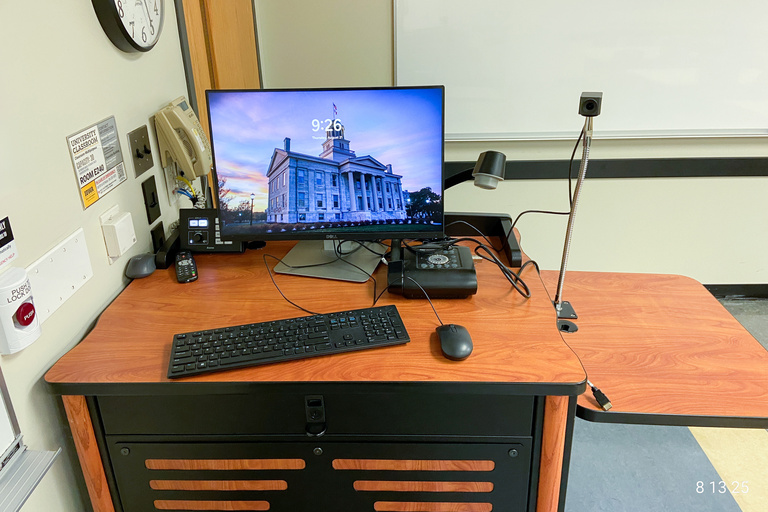 image of classroom E240 Chemistry Building