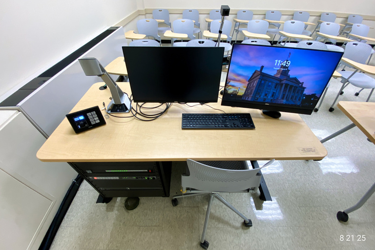 image of classroom 12 English Philosophy Building