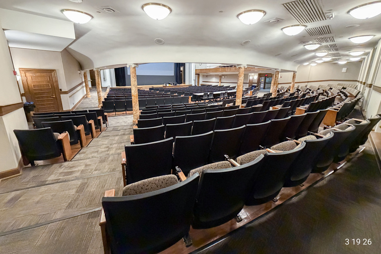 image of university classroom 201 Macbride Hall Auditorium
