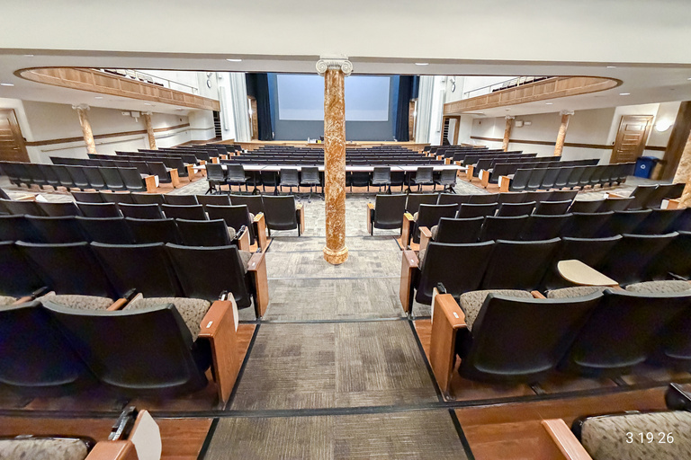 image of university classroom 201 Macbride Hall Auditorium