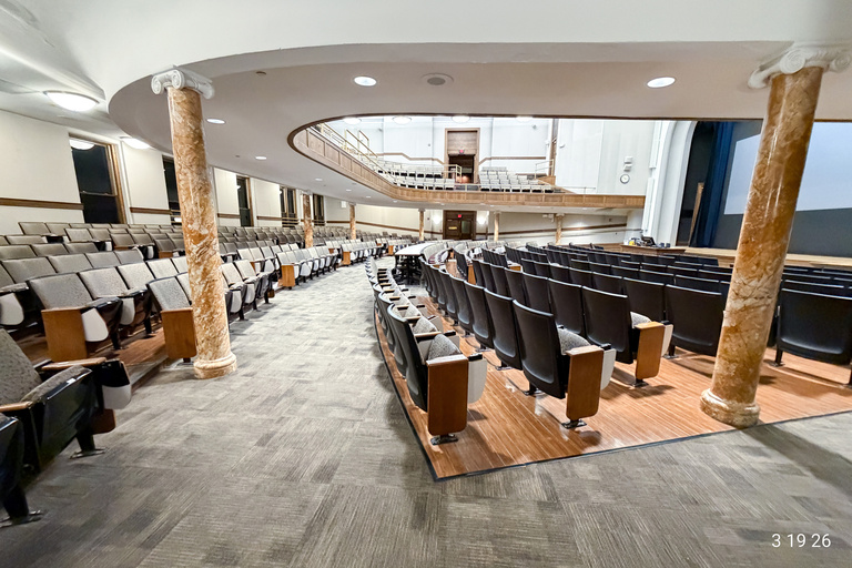 image of university classroom 201 Macbride Hall Auditorium