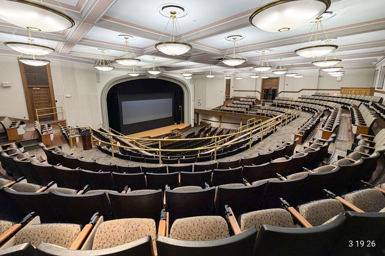 image of university classroom 201 Macbride Hall Auditorium