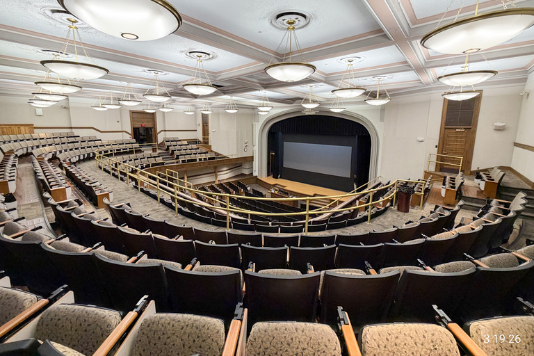 image of university classroom 201 Macbride Hall Auditorium