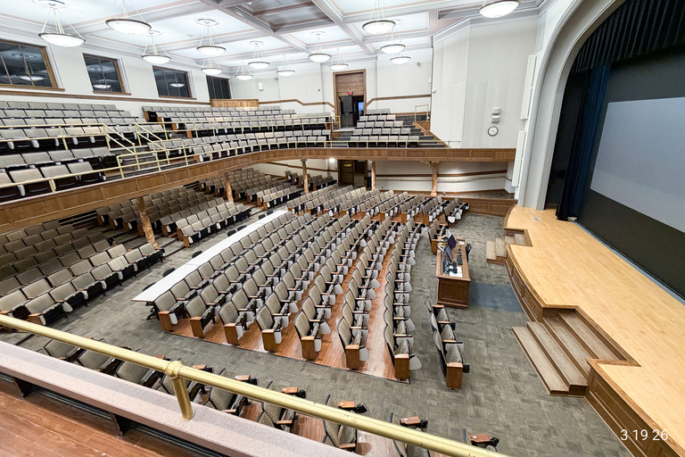 image of university classroom 201 Macbride Hall Auditorium