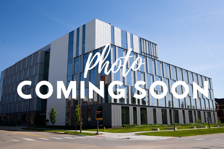 Photo of exterior of Health Sciences Academic Building with text "Photo Coming Soon"