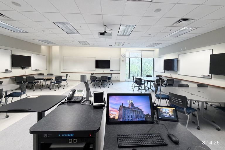 image of classroom 214 Blank Honors Center