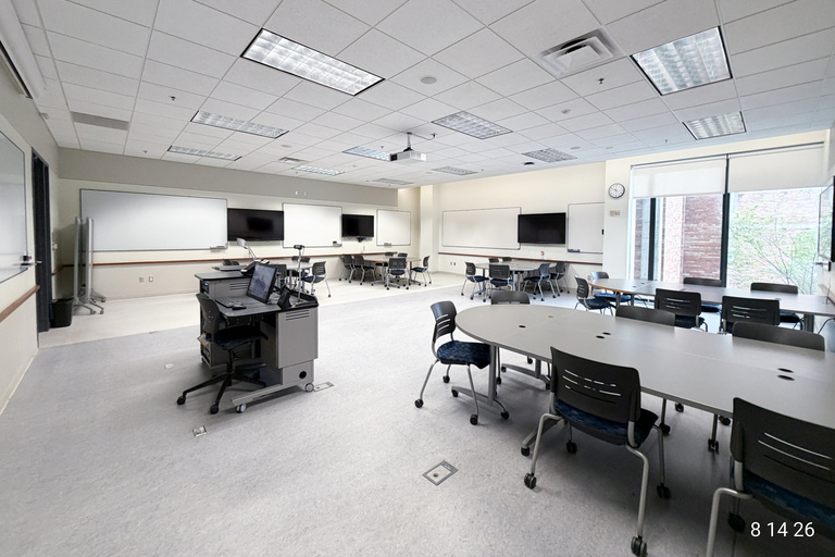 image of classroom 214 Blank Honors Center