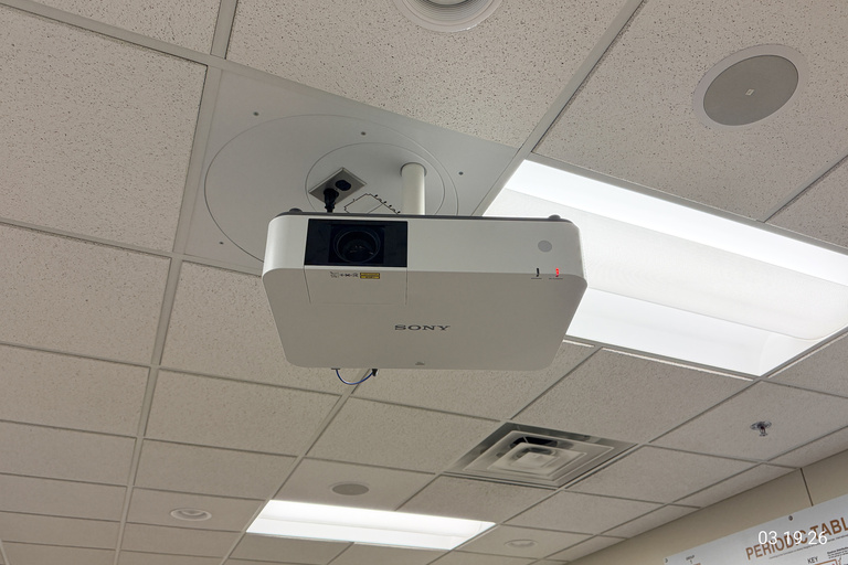 image of classroom E203 Chemistry Building