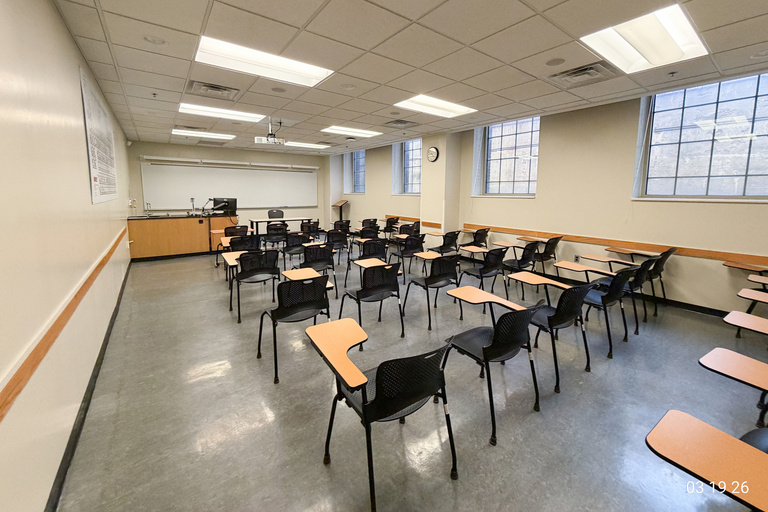 image of classroom E203 Chemistry Building