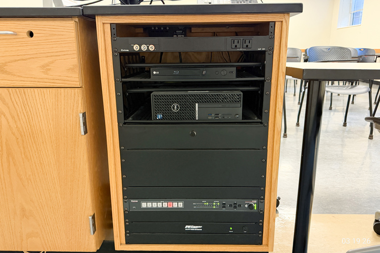 image of classroom E215 Chemistry Building