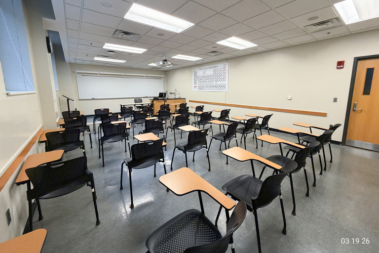image of classroom E215 Chemistry Building