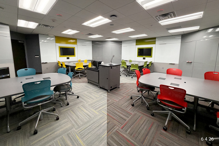 image of classroom N105 Lindquist Center