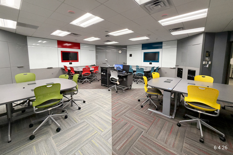 image of classroom N105 Lindquist Center