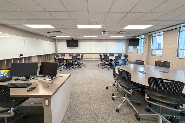 image of classroom 216 Phillips Hall