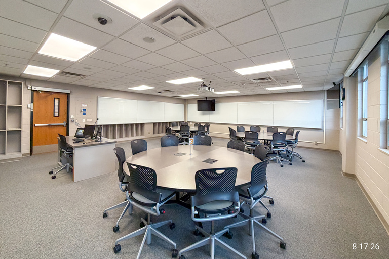 image of classroom 216 Phillips Hall