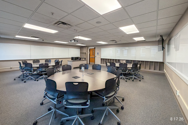 image of classroom 216 Phillips Hall