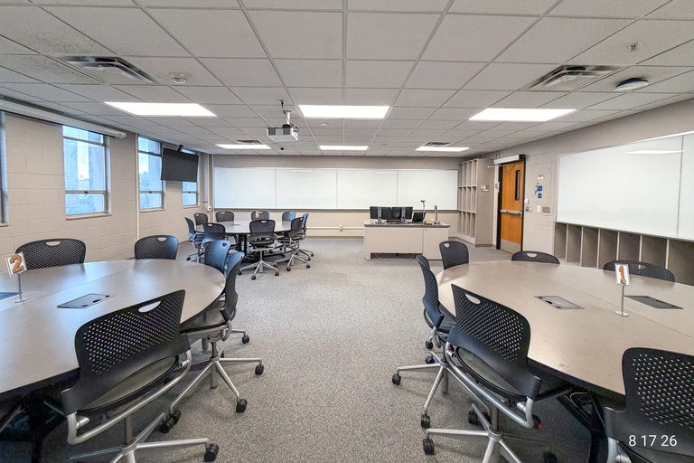 image of classroom 216 Phillips Hall