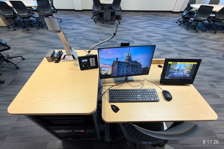 image of classroom 315 Phillips Hall