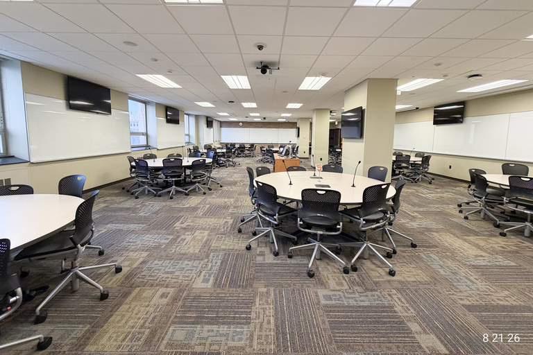 image of classroom 350 Van Allen Hall