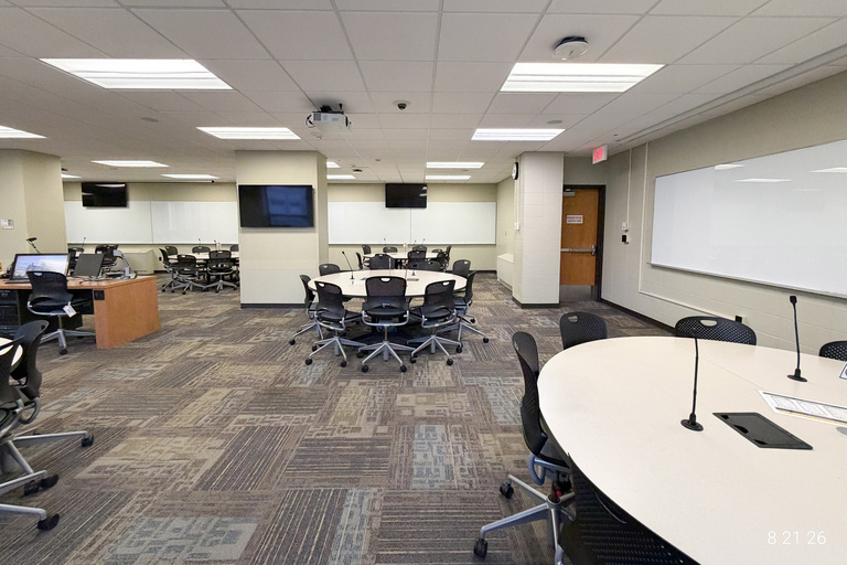 image of classroom 350 Van Allen Hall