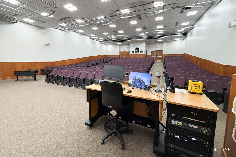image of classroom 100 Phillips Hall