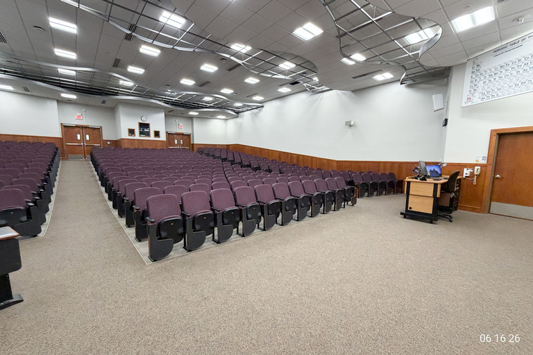 image of classroom 100 Phillips Hall