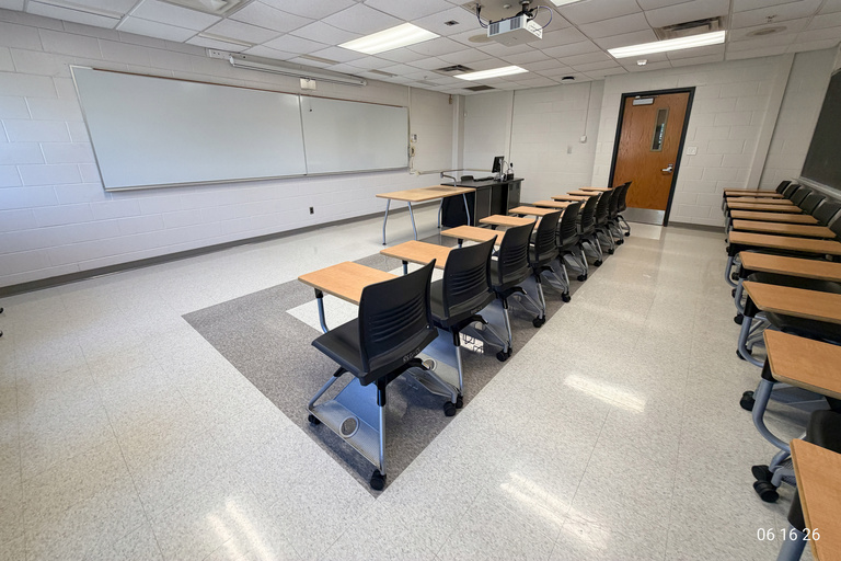 image of classroom 207 Phillips Hall