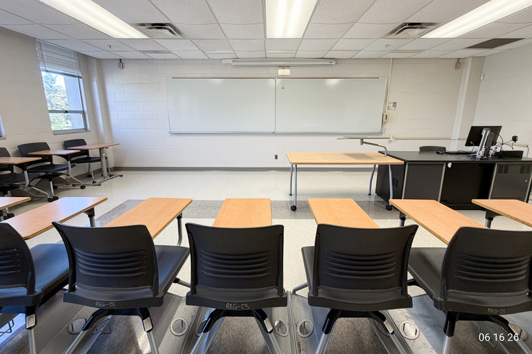 image of classroom 207 Phillips Hall