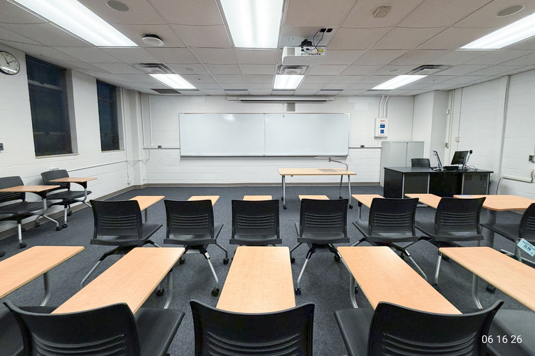 image of classroom 25 Phillips Hall