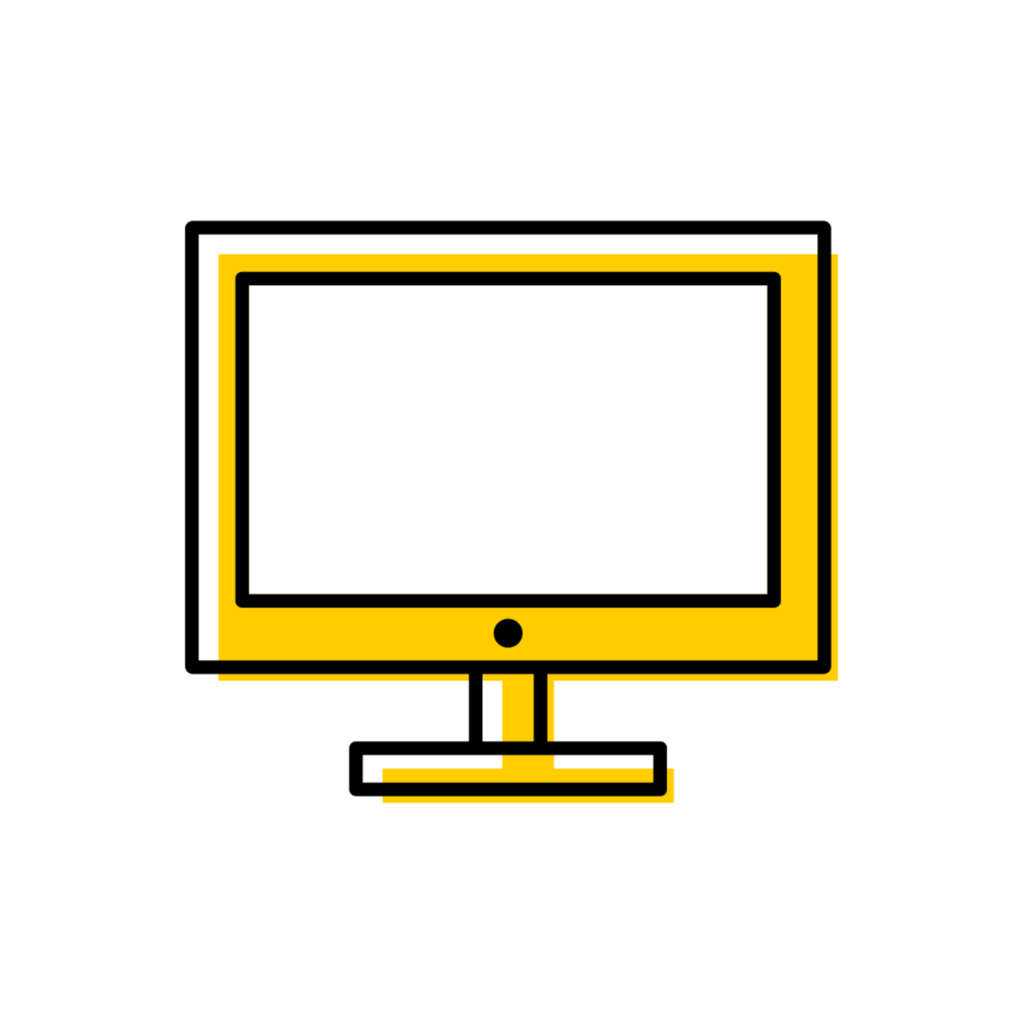 Image of computer monitor icon