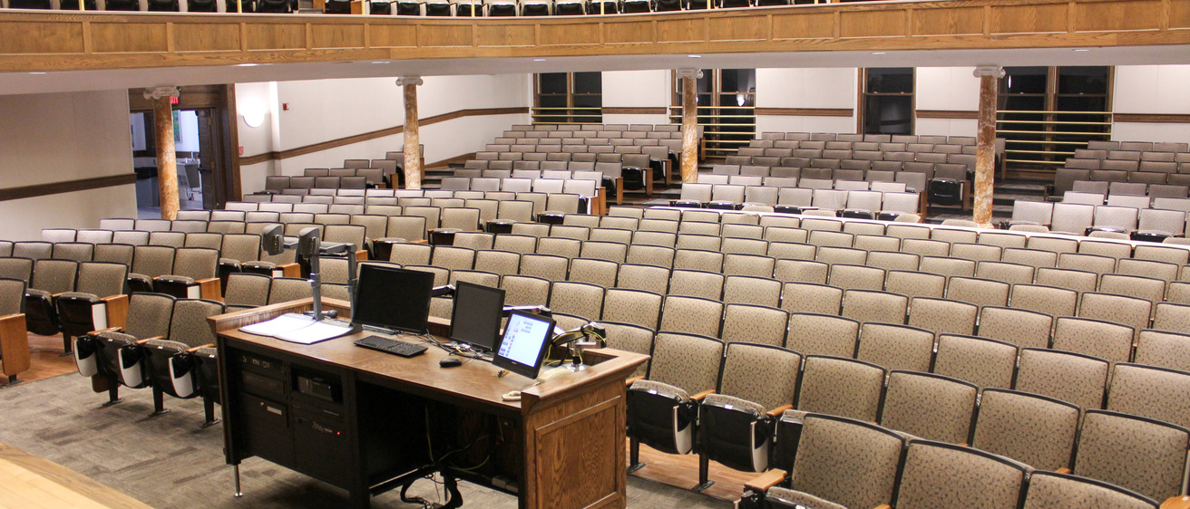 image of macbride hall auditorium