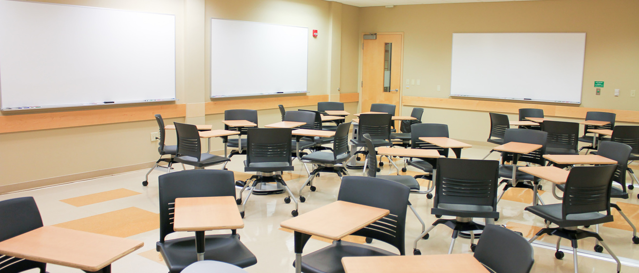 image of classroom 1100 university capitol center