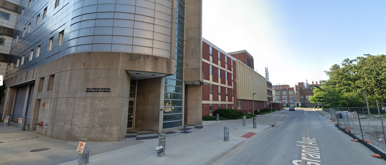 image of exterior of Pharmaceutical Sciences Research Building